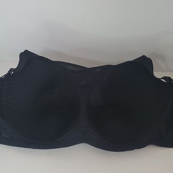 LIVI Lane Bryant Wireless Medium-Impact Wicking Sports Bra Black Size 44DDD - Picture 7 of 10